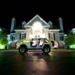 under the night skies…