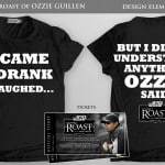 Ozzie Guillen Roast Design Elements