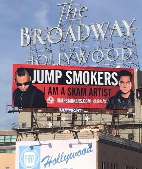 Billboard Design for Jump Smokers in Hollywood