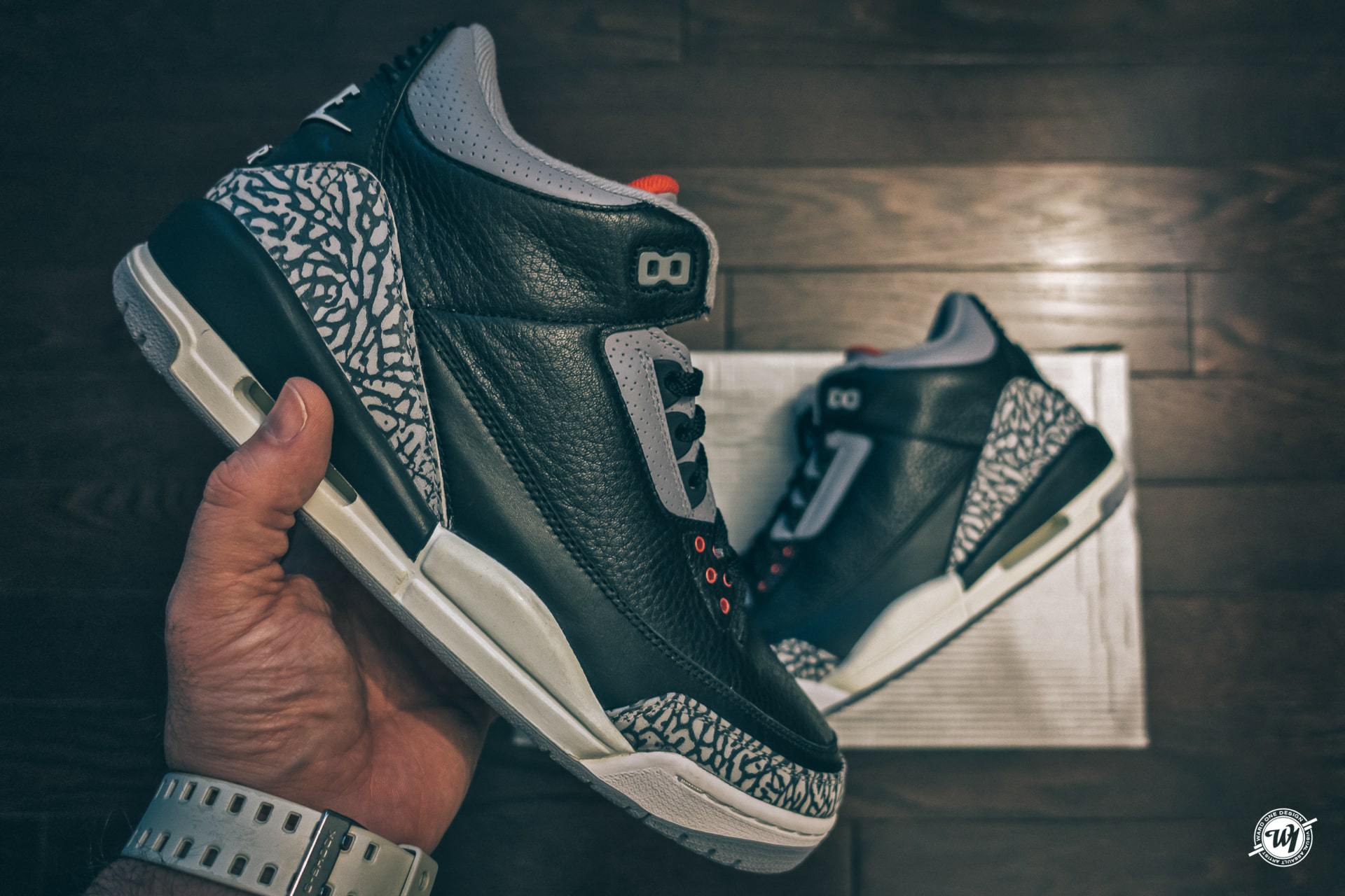 2001 Air Jordan III Black Cement