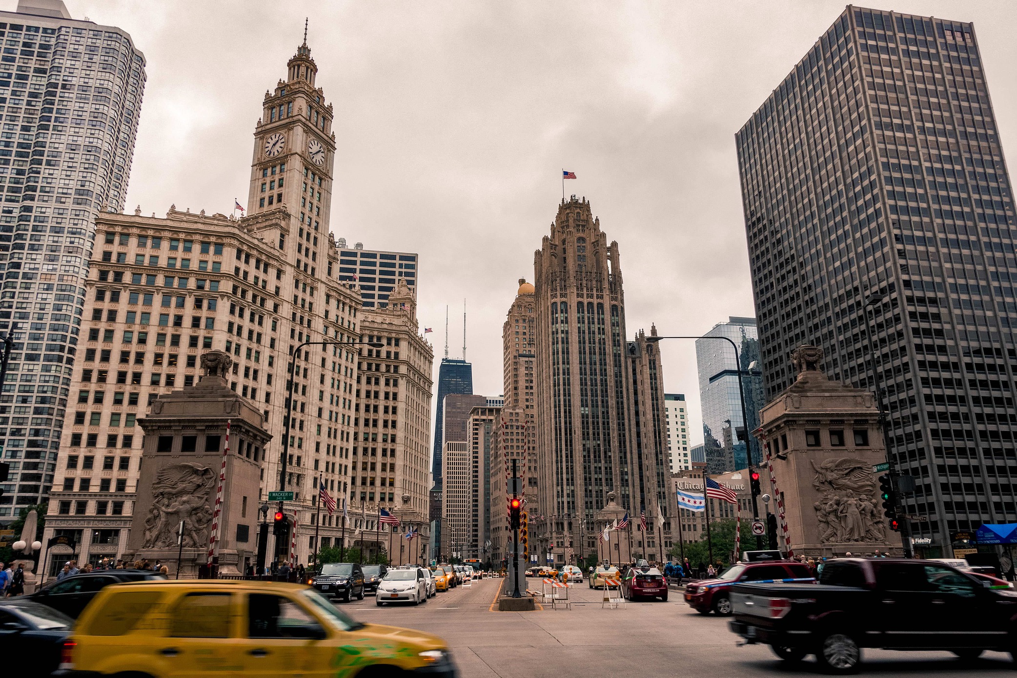 Gloomy August Day in Chicago