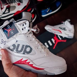 Supreme x Air Jordan V – White