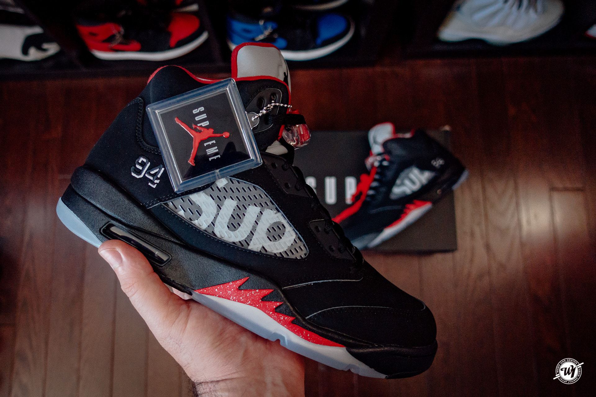 Supreme x Air Jordan V – Black