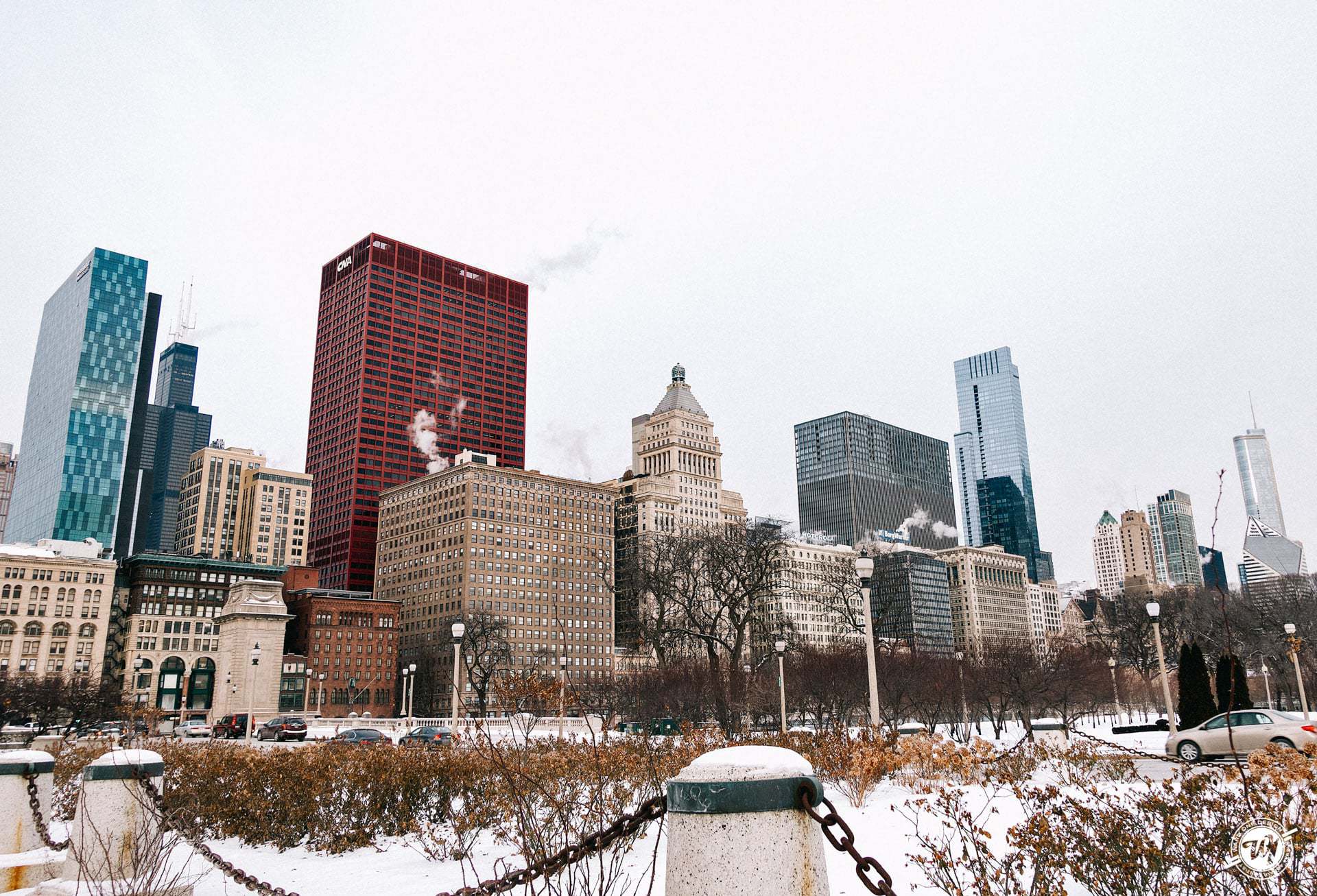 Frozen Chicago Skylines
