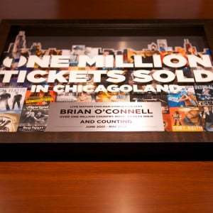 Custom Live Nation Plaque Design