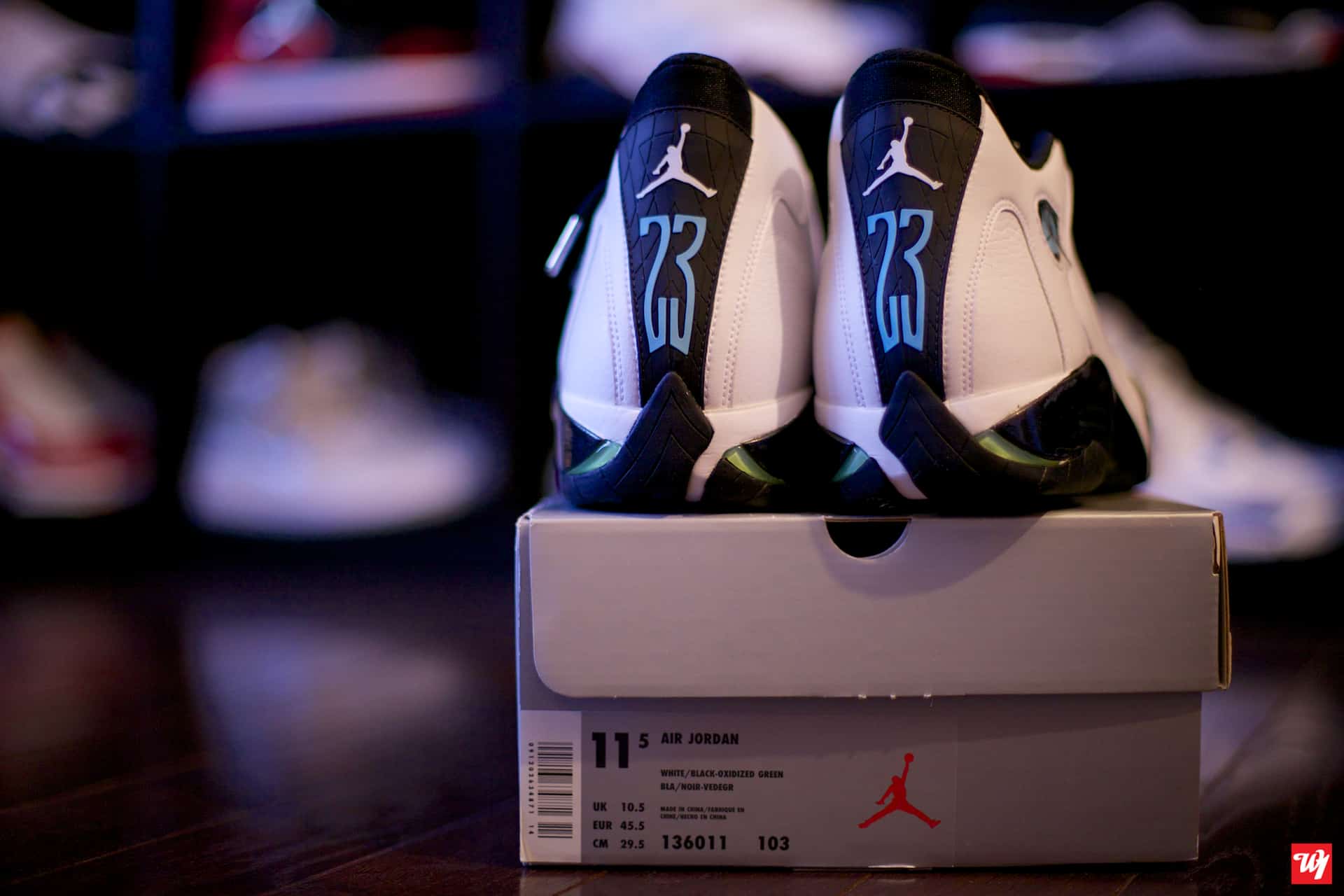 1999 Air Jordan 14 (XIV) DS “Oxidized Green”