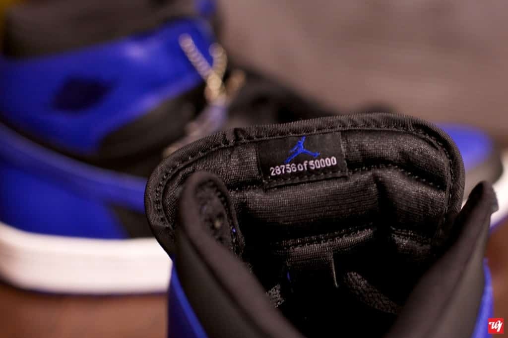 2001 Air Jordan 1 Retro Black/Royal Blue