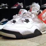 1999 Air Jordan 4 Retro • White / Cement Grey