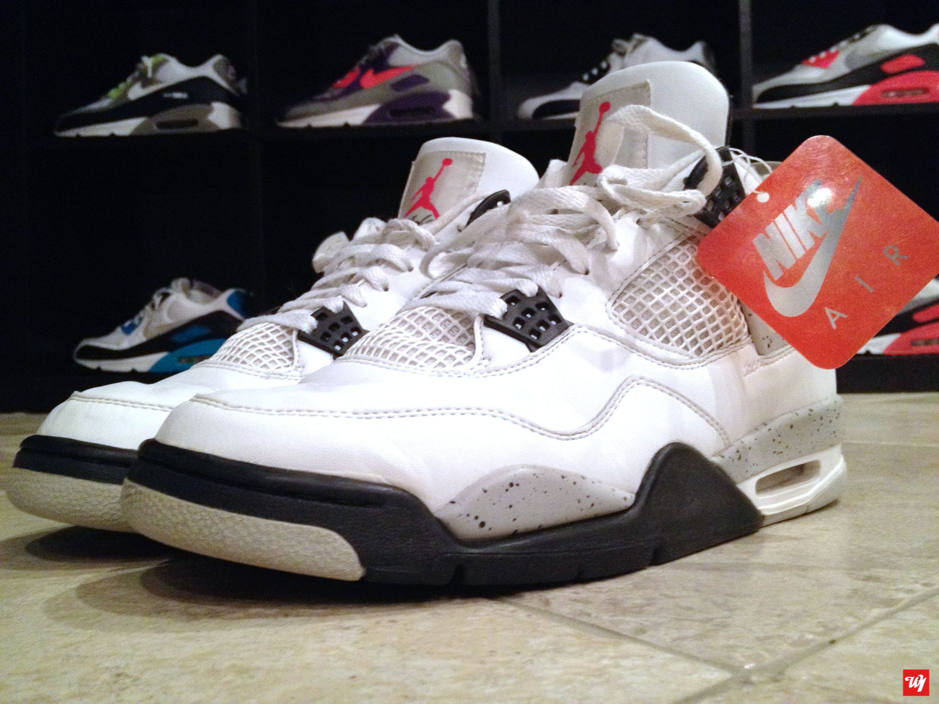 1999 Air Jordan 4 Retro • White / Cement Grey