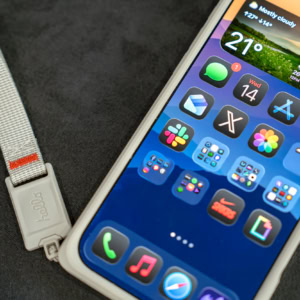 Protective Spigen Classic LS case for iPhone 17 Pro Max with sleek design and durable material. Perfect for stylishly safeguarding your device against drops and scratches.