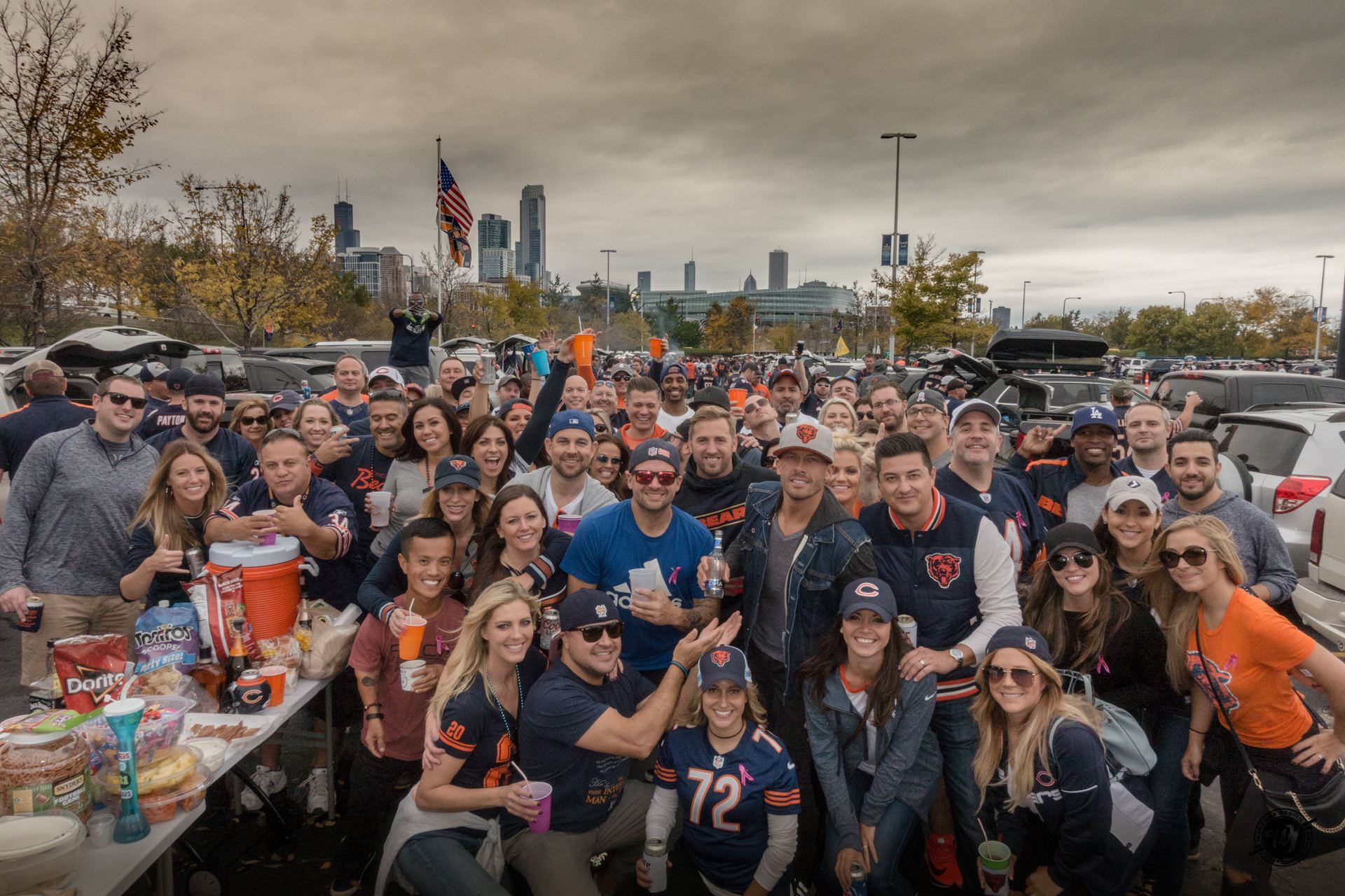 Epic Chicago Bears Birthday Tailgate